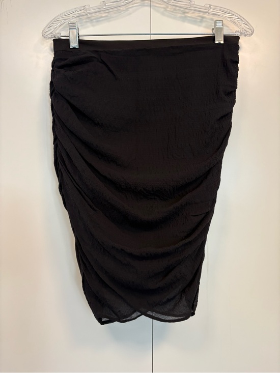 Daniela Corte Tops - Daniela Corte Boston Black Ruched Silk Strapless Top M